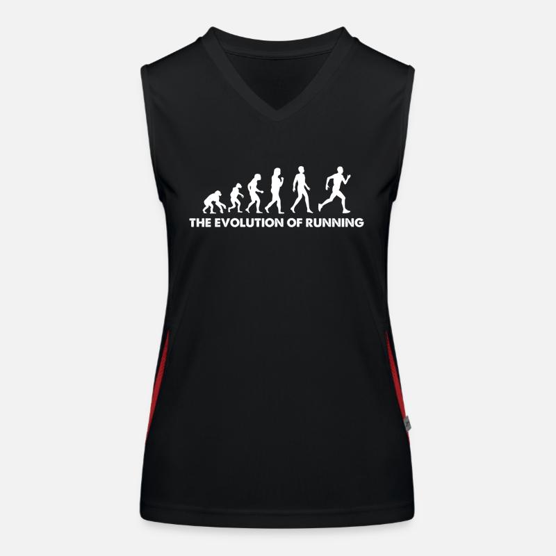 The Evolution Of Running Women's Functional Contrast Tank Top