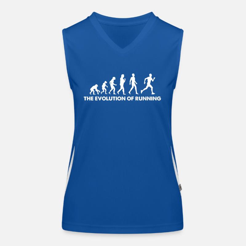 L’évolution de la course à pied Débardeur respirant contrasté Femme