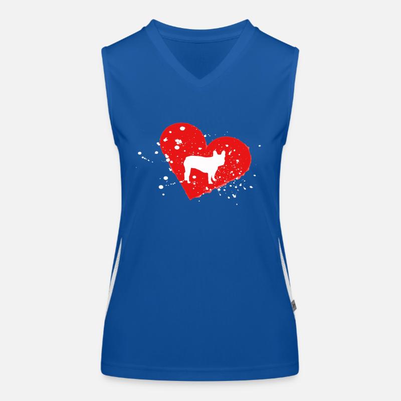 Frenchie, Bully, Bouledogue français, Cadeau Débardeur respirant contrasté Femme