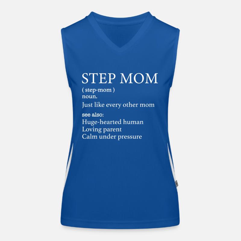 Stiefmutter Definition - Stiefmutter Bedeutung Funktionelles Kontrast-Tank Top für Frauen