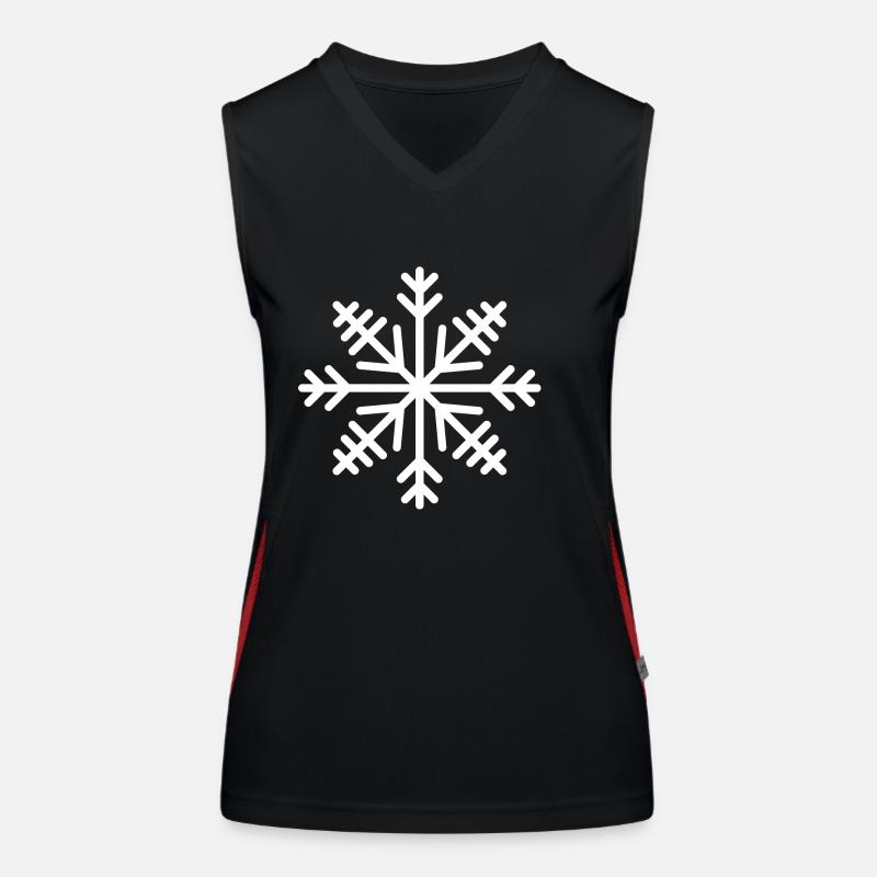Snowflake Women's Functional Contrast Tank Top