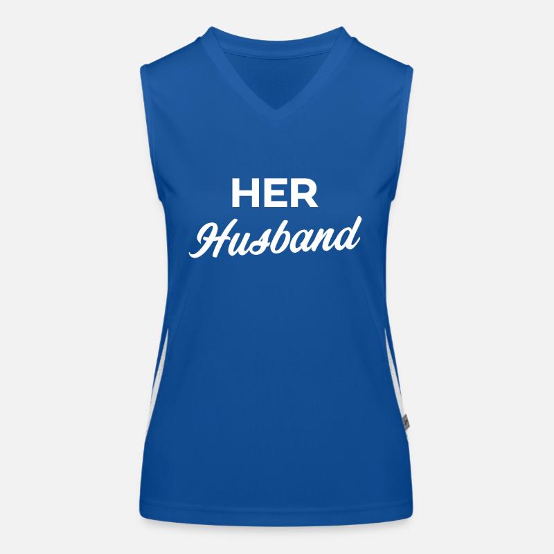 Haar man Functionele contrasterende tanktop voor vrouwen