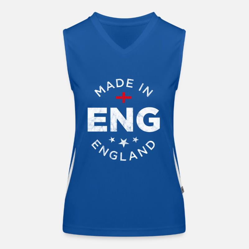 Hergestellt in England Funktionelles Kontrast-Tank Top für Frauen