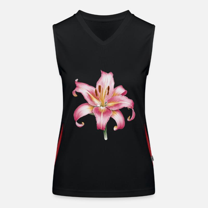 Sternengucker Lily Oriental Funktionelles Kontrast-Tank Top für Frauen