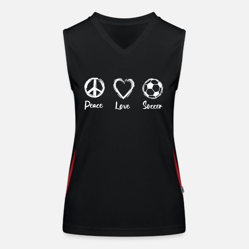 Fußball Routine Funktionelles Kontrast-Tank Top für Frauen