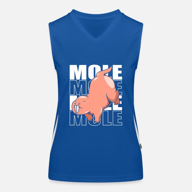 Chiot de sable Débardeur respirant contrasté Femme