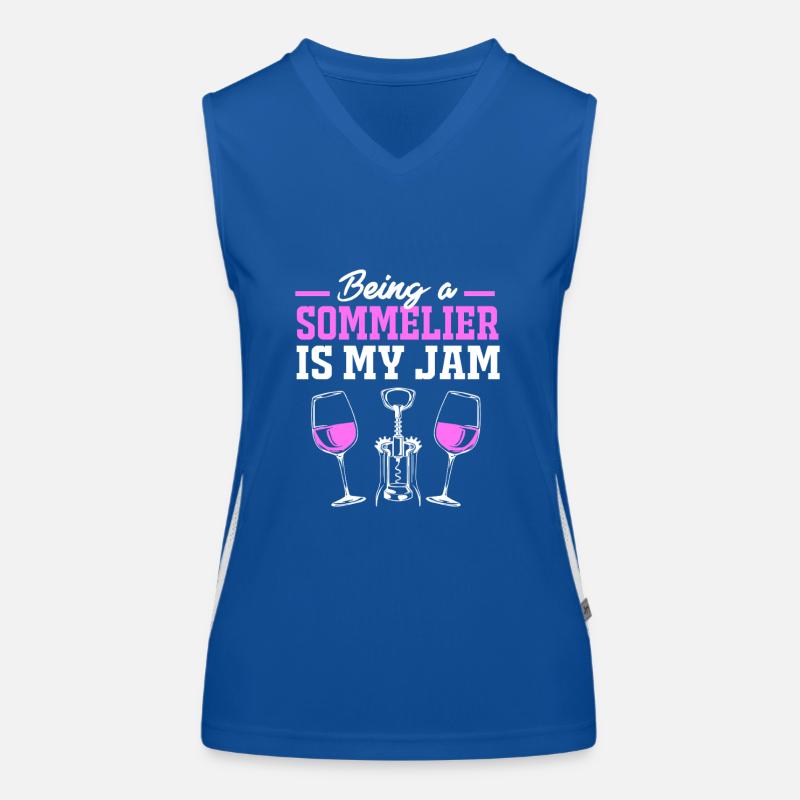 Wine Sommelier Women's Functional Contrast Tank Top