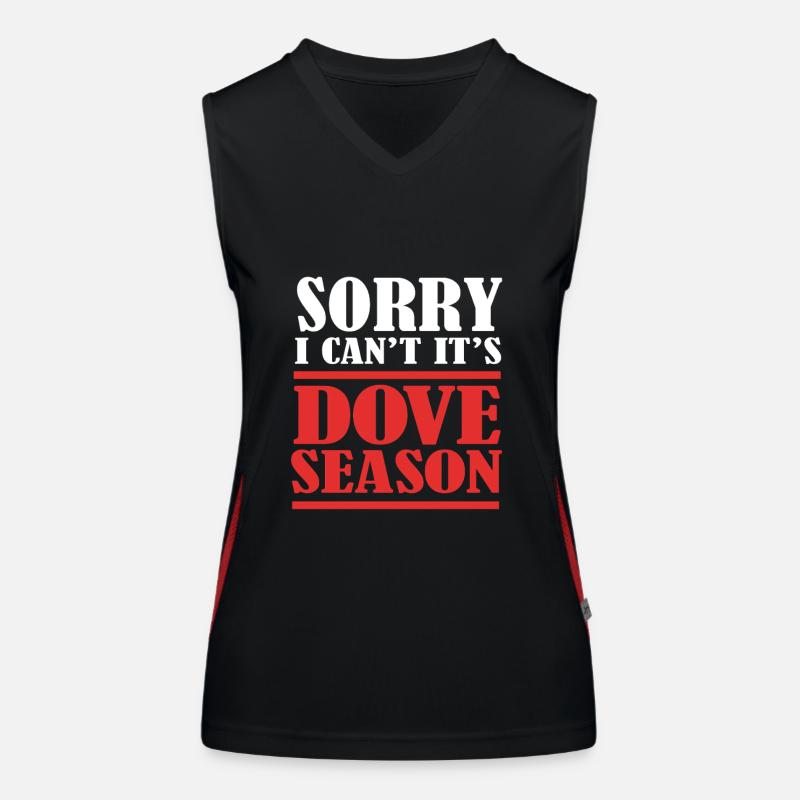Taubenjagd Taube Funktionelles Kontrast-Tank Top für Frauen