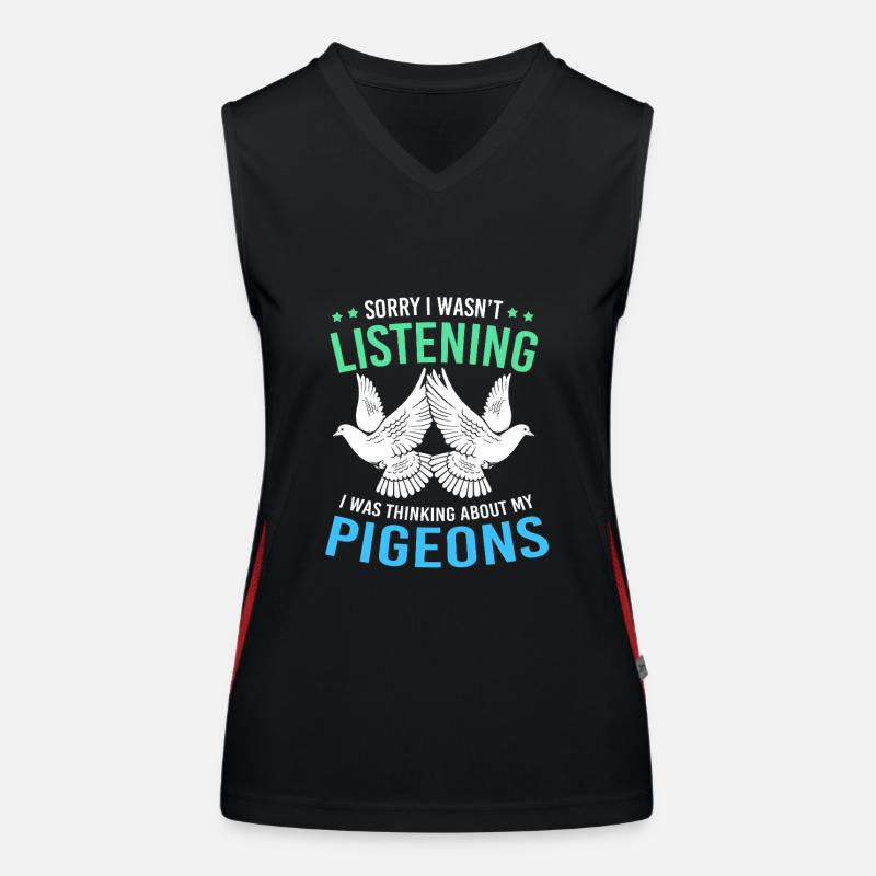 Pigeon pigeons Women's Functional Contrast Tank Top