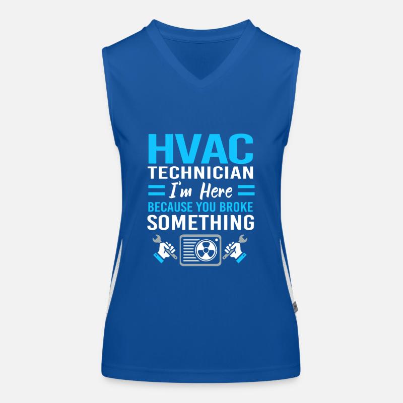 Heating Air Conditioning Technician Technician Refrigeration Technician Women's Functional Contrast Tank Top