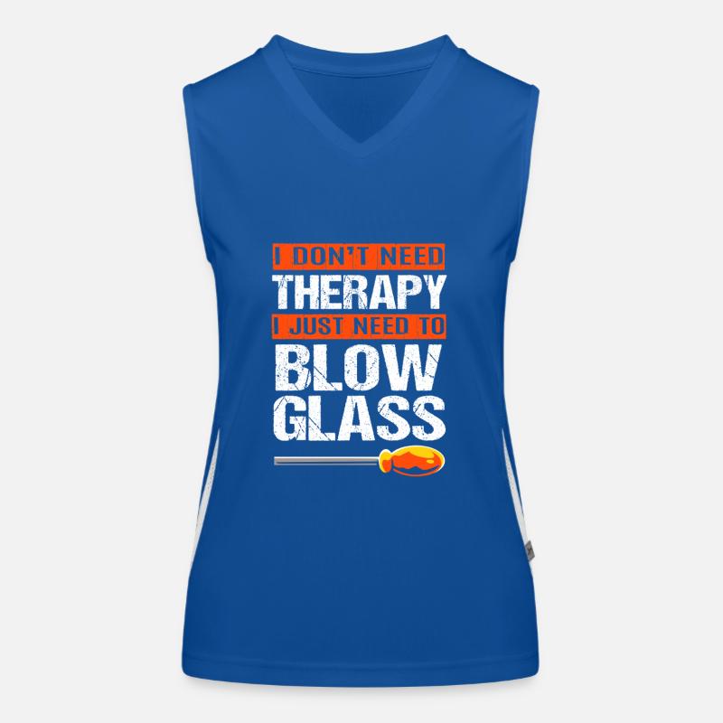 souffleur de verre Débardeur respirant contrasté Femme