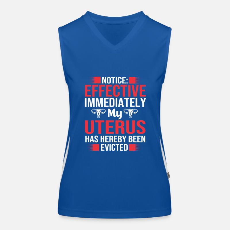 Hysterektomie Uterus Gebärmutter Eierstock Funktionelles Kontrast-Tank Top für Frauen