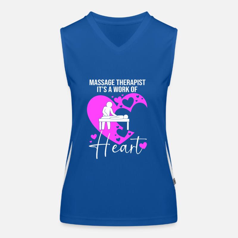 Massage masseur, masseuse, naturopath Women's Functional Contrast Tank Top