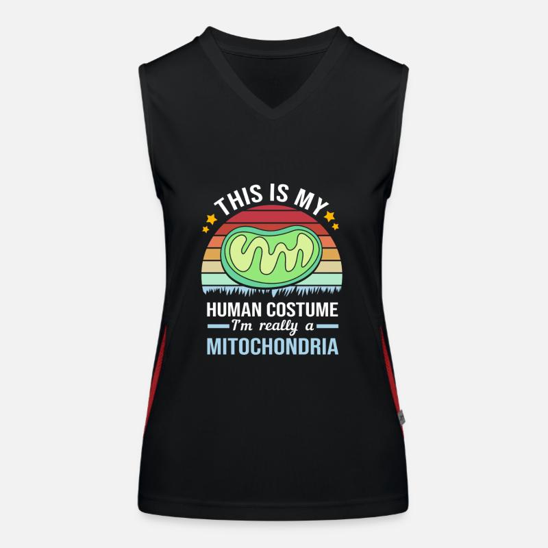 Molecule Structural Formula Women's Functional Contrast Tank Top