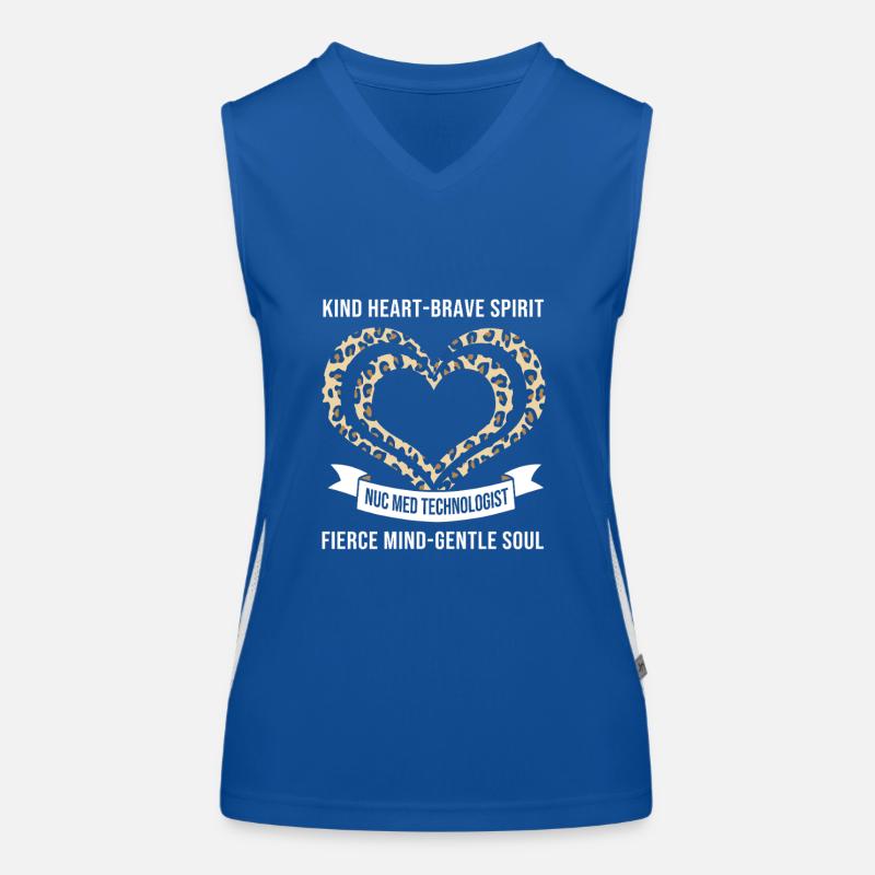 Nuklear Nuklearmedizin Atom Radiologie Funktionelles Kontrast-Tank Top für Frauen