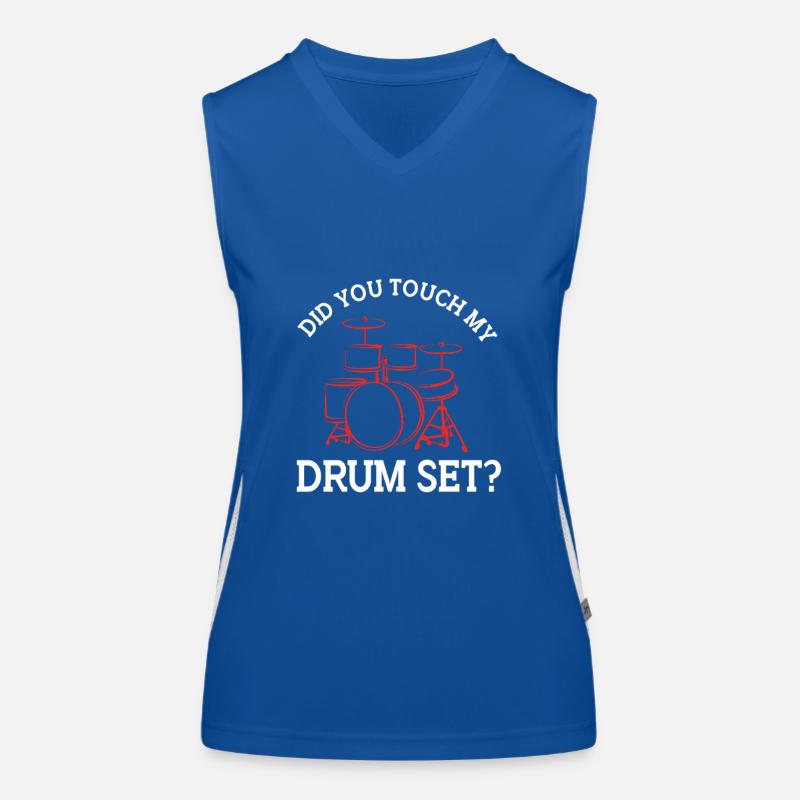 Drummer Drumsticks Drums Women's Functional Contrast Tank Top