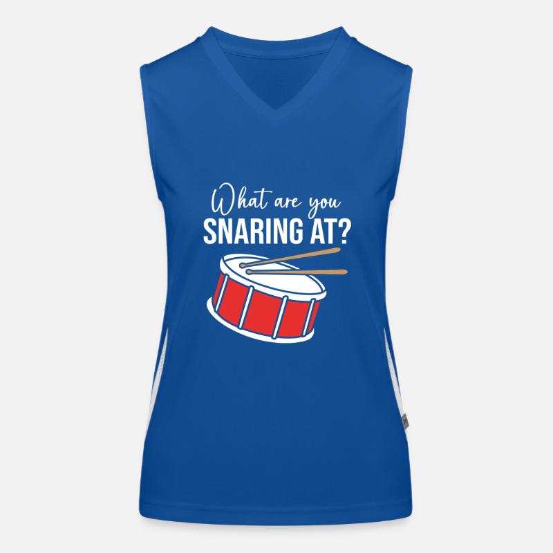 Schlagzeug Schlagzeuger Drumsticks Funktionelles Kontrast-Tank Top für Frauen