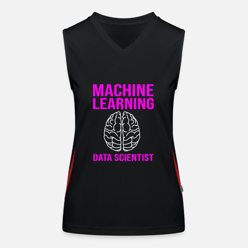 Coder Programmierer GPT Funktionelles Kontrast-Tank Top für Frauen