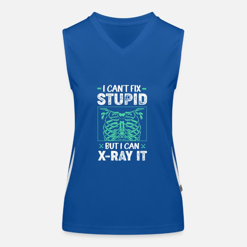 MRI Radiologist Radiology Rad Tech X-ray Women's Functional Contrast Tank Top