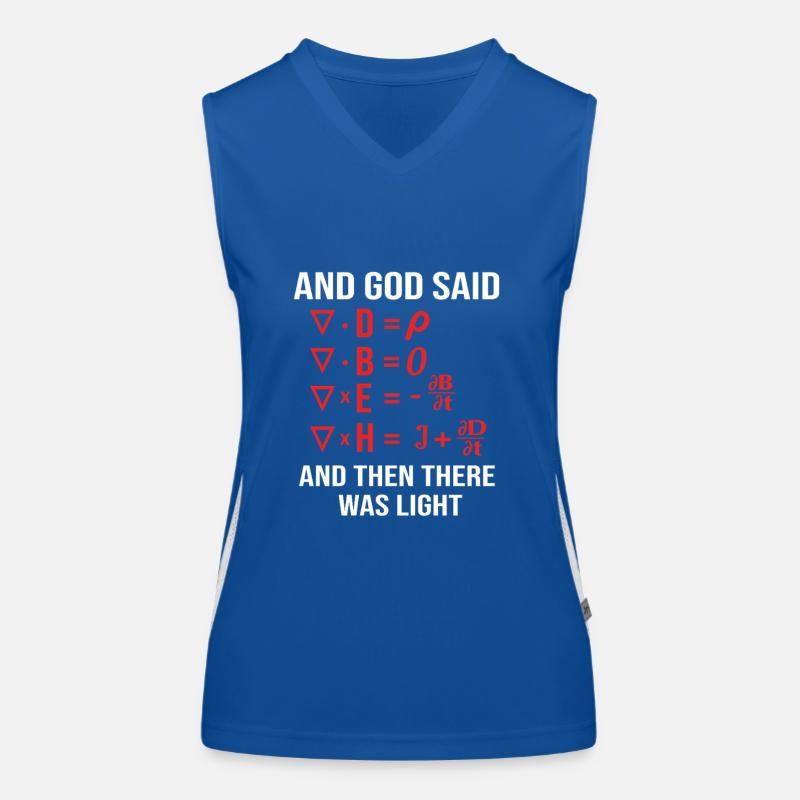 math mathematician Women's Functional Contrast Tank Top