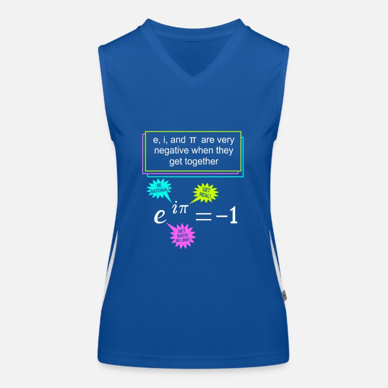 Mathematiker Mathe mathematisch Mathematik Funktionelles Kontrast-Tank Top für Frauen