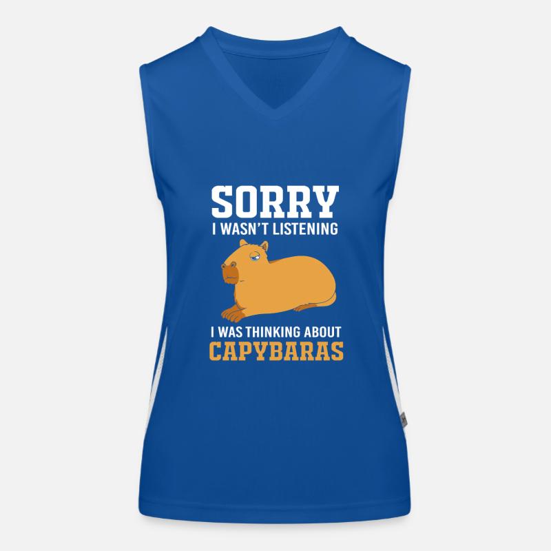 Capybara Capibara Funktionelles Kontrast-Tank Top für Frauen