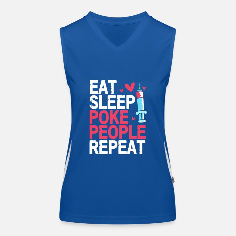 Phlebotomist Nurse Nurse Blood Sampling Women's Functional Contrast Tank Top