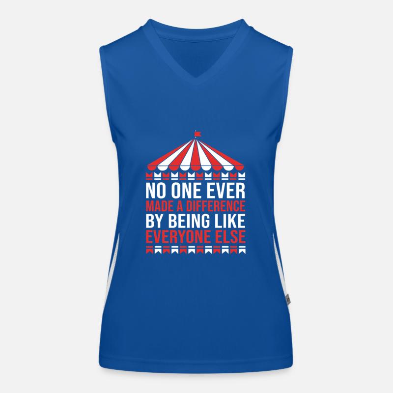 Workaholic Funktionelles Kontrast-Tank Top für Frauen