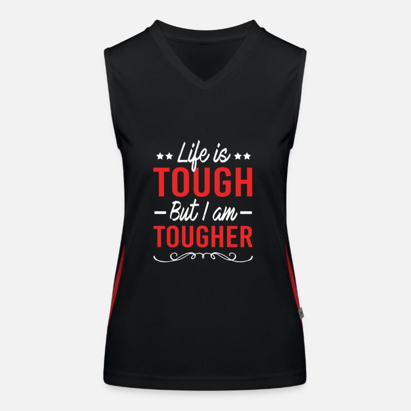 Workaholic Sayings Women's Functional Contrast Tank Top