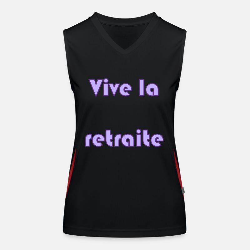 RETRAITE. RETRAITE. RETRAITEE. RETRAITE Débardeur respirant contrasté Femme