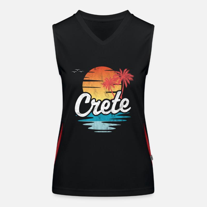Crete Women's Functional Contrast Tank Top