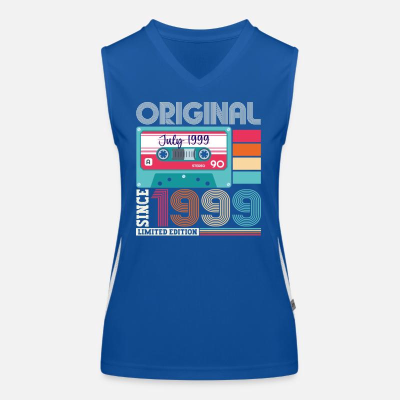 Original Juli 1999 23. Geburtstag Geschenk Herren Funktionelles Kontrast-Tank Top für Frauen