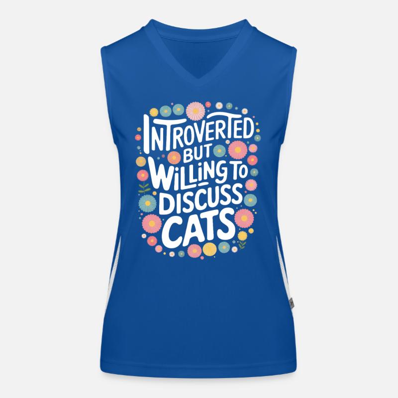 Introvert, antisocial, introvert Women's Functional Contrast Tank Top