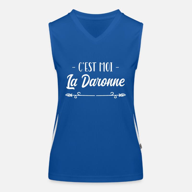 C'est Moi La Daronne, la Mère, hymne à la mère. Débardeur respirant contrasté Femme