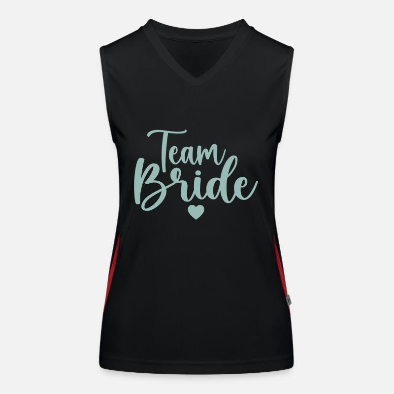 Team bride Women's Functional Contrast Tank Top