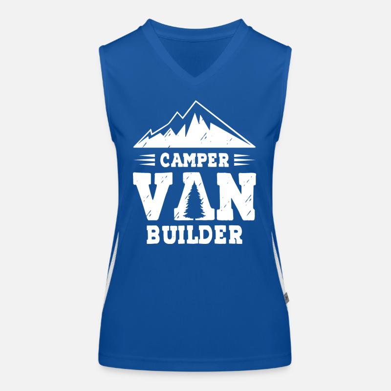 Camper Van Builder Women's Functional Contrast Tank Top