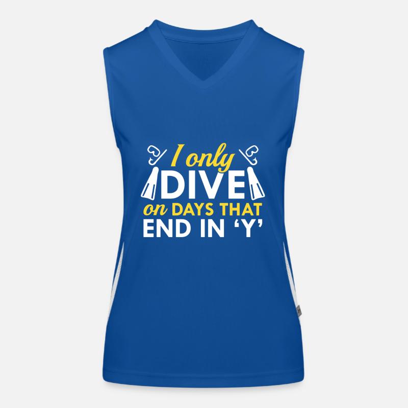 Diving I Only Dive Women's Functional Contrast Tank Top