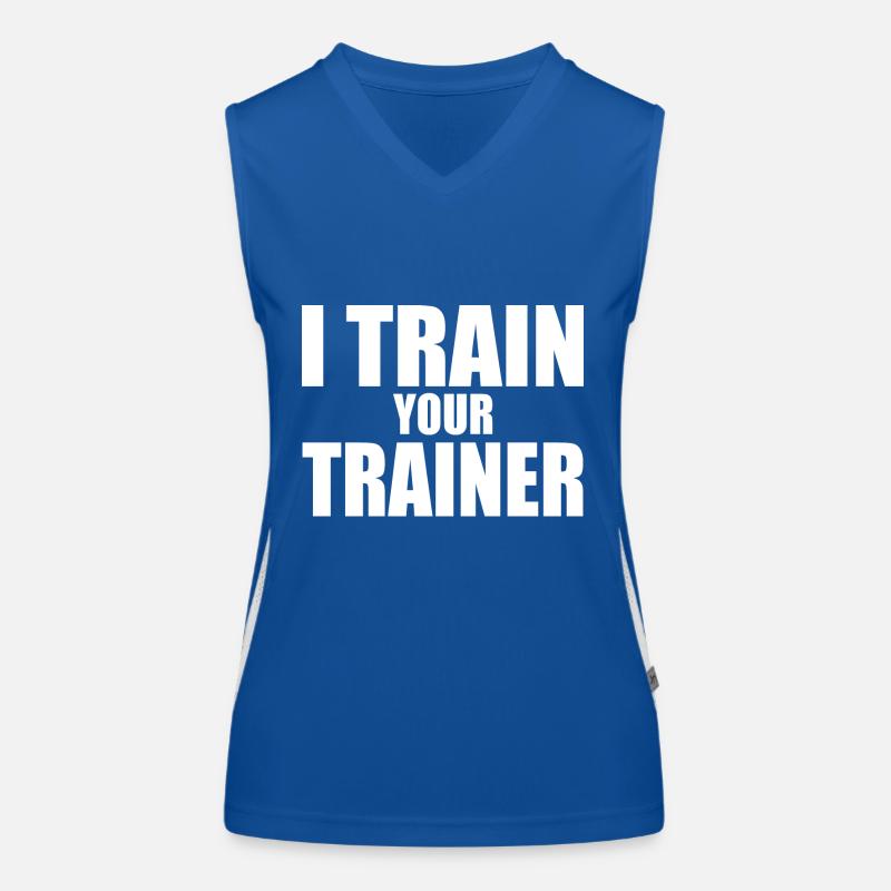 I train your trainer Débardeur respirant contrasté Femme