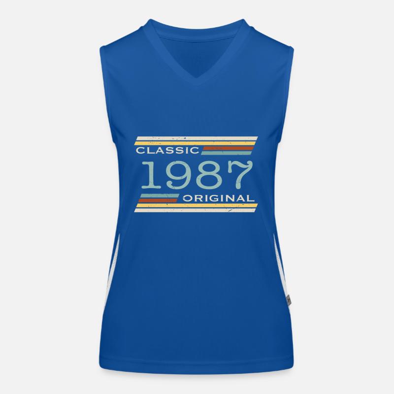 Vintage 1987, Classic, Original Women's Functional Contrast Tank Top