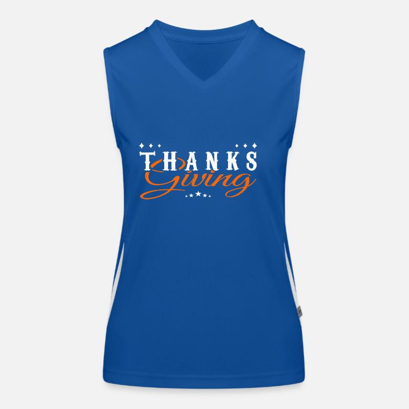 Thanks Giving Women's Functional Contrast Tank Top