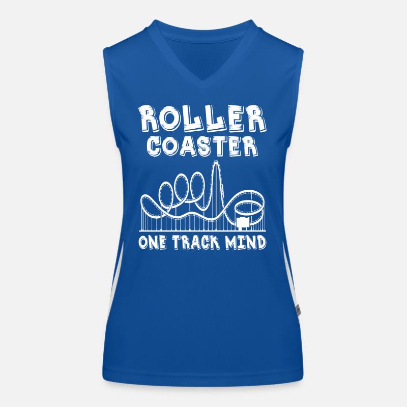 Roller Coaster One Track Mind Women's Functional Contrast Tank Top