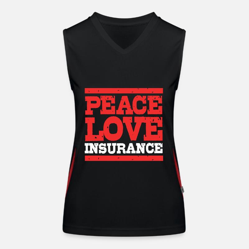 Versicherung Versicherungsagent Funktionelles Kontrast-Tank Top für Frauen