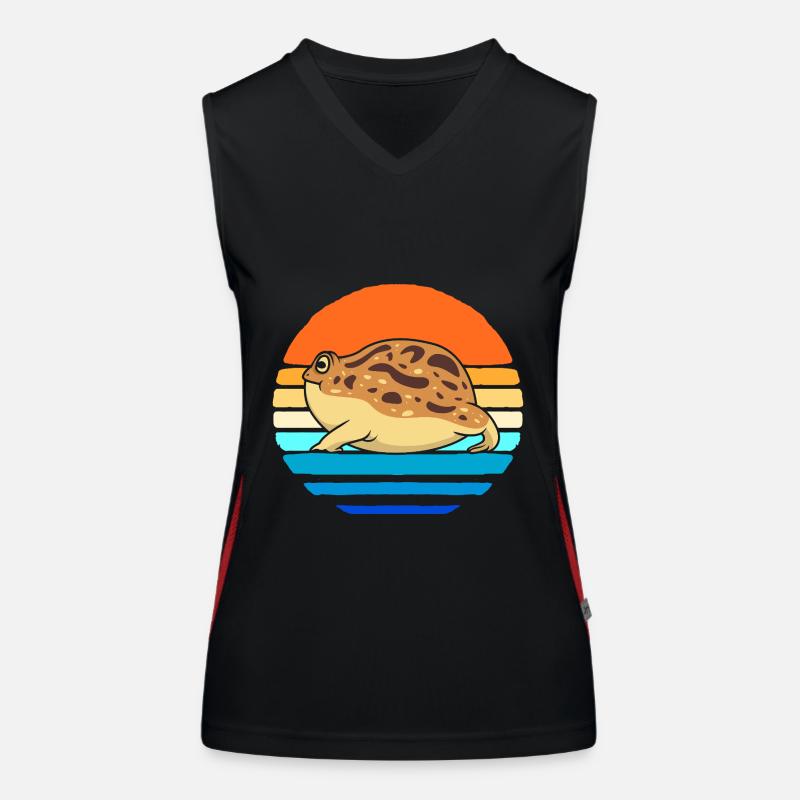 Frosch Desert Rain Frog Women's Functional Contrast Tank Top