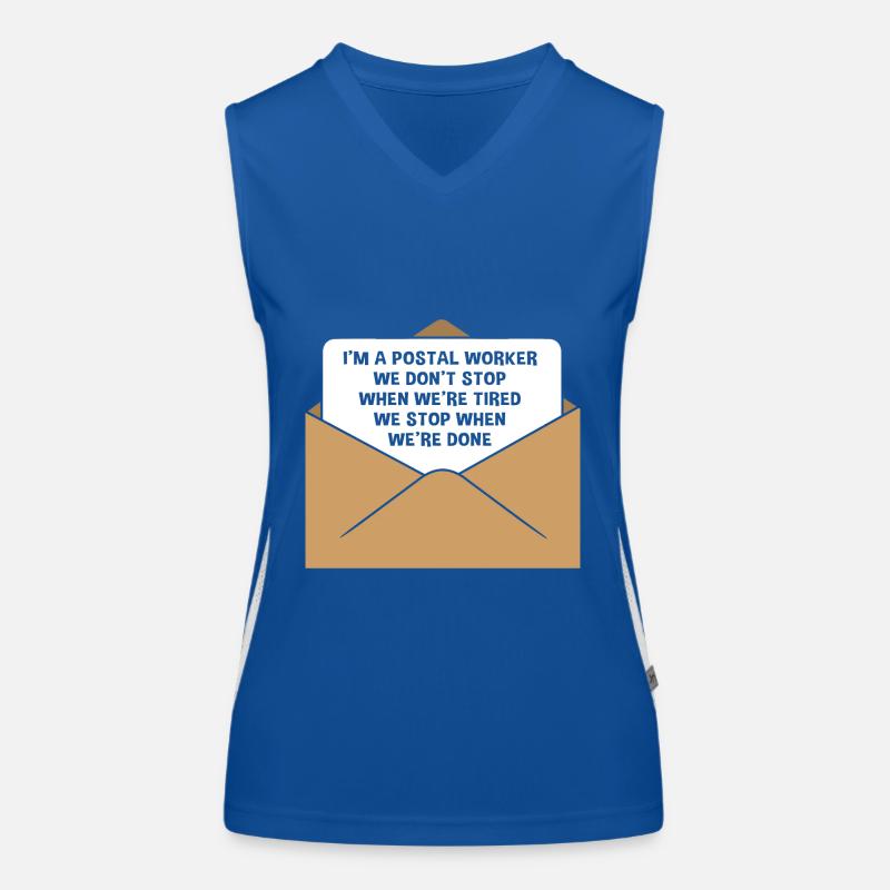 Cachet de la poste Débardeur respirant contrasté Femme