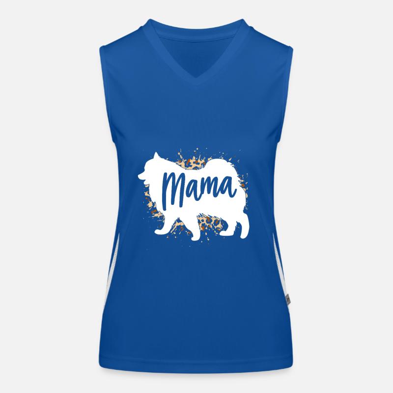 Samojede Funktionelles Kontrast-Tank Top für Frauen