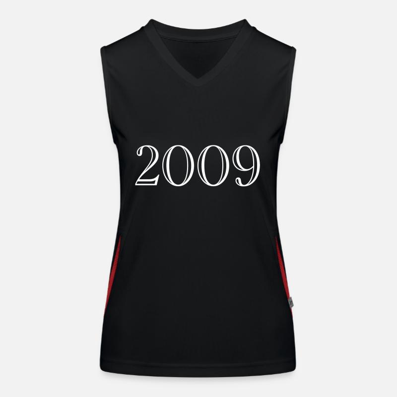 2009 - gift born in 2009 Women's Functional Contrast Tank Top