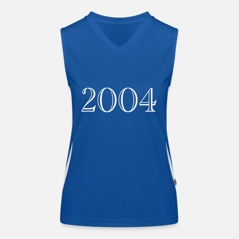 2004 - gift born in 2004 Women's Functional Contrast Tank Top