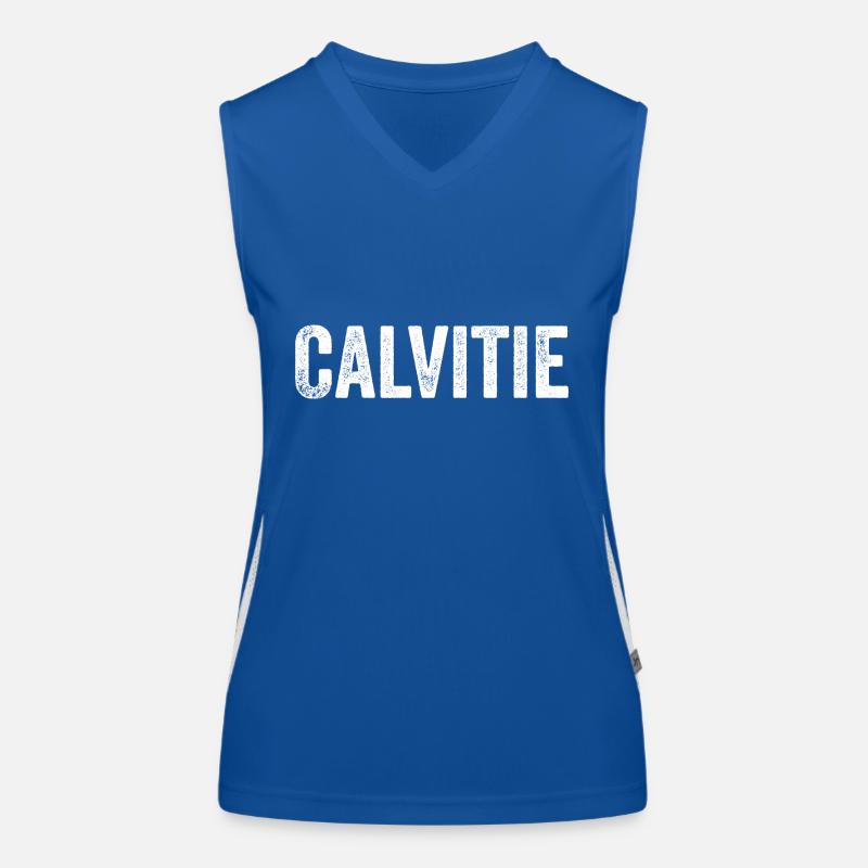 Calvitie Débardeur respirant contrasté Femme