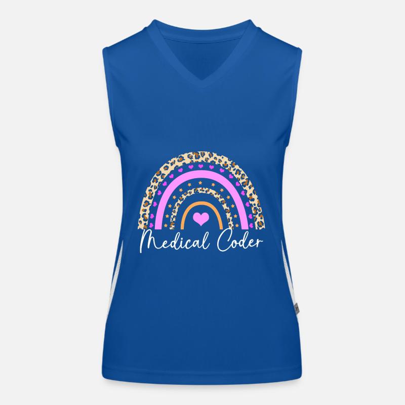 Medical Coder Women's Functional Contrast Tank Top