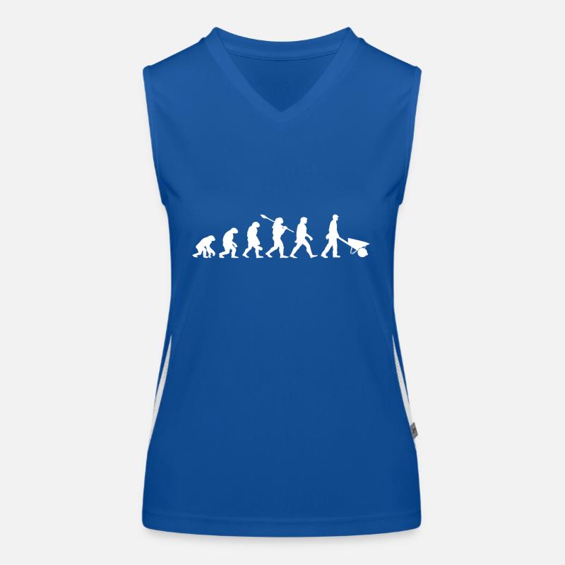 évolution chantier - brouette cadeau brouette Débardeur respirant contrasté Femme